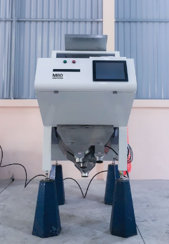 Dự án Máy tách màu gạo M80