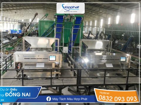 Dự án máy tách màu điều Đồng Nai