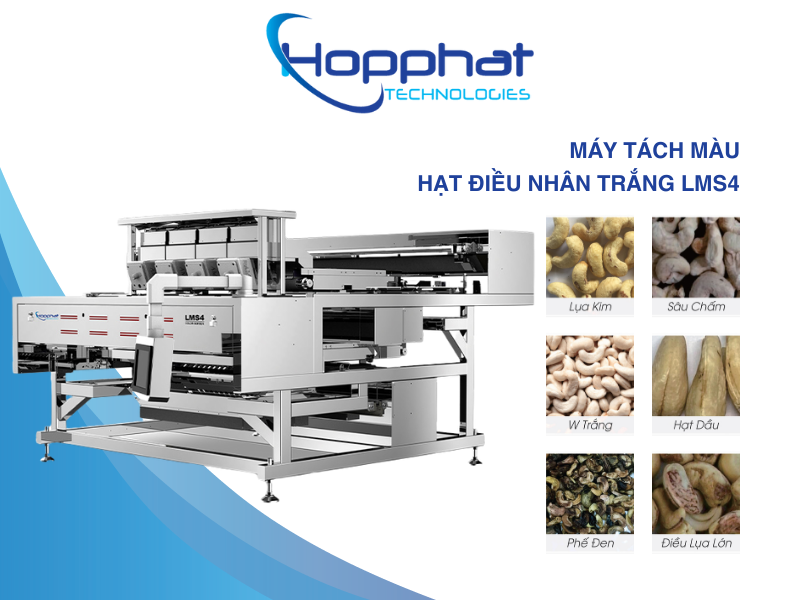 Máy bắn màu hạt điều LMS4