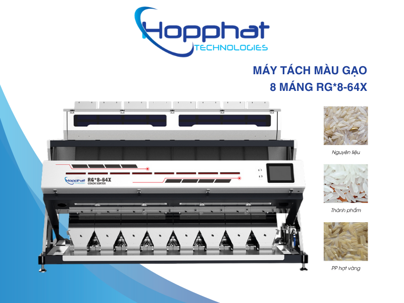 Máy tách màu gạo RG*8-64X