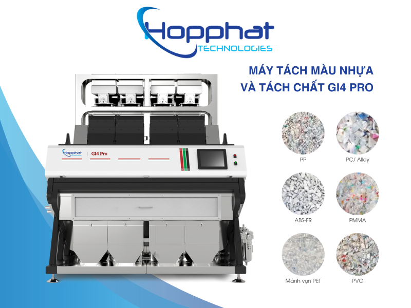Máy tách màu nhựa GI4 Pro