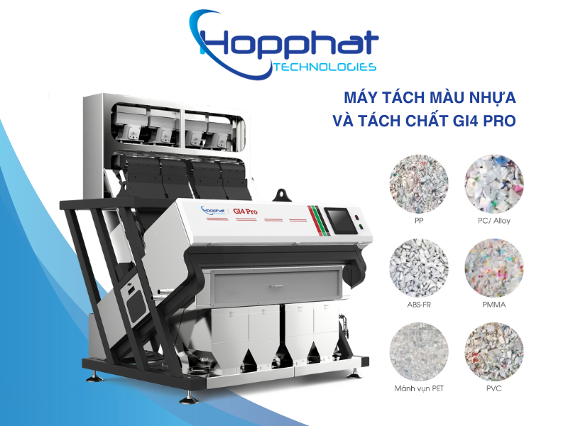 MÁY TÁCH MÀU NHỰA VÀ TÁCH CHẤT GI4 PRO/GI*4 PRO