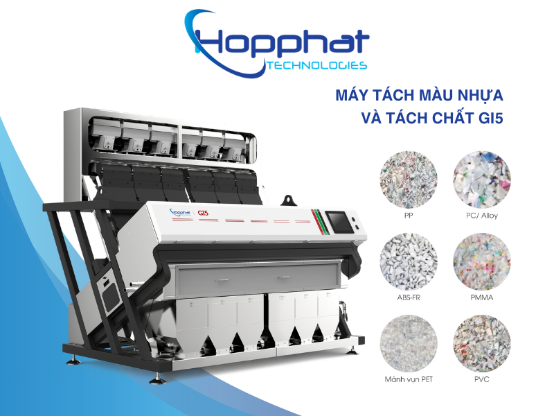 MÁY TÁCH MÀU NHỰA VÀ TÁCH CHẤT GI5/GI*5