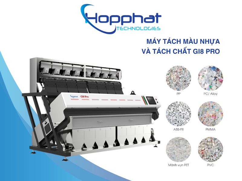 MÁY TÁCH MÀU VÀ TÁCH CHẤT NHỰA GI8/GI*8 PRO