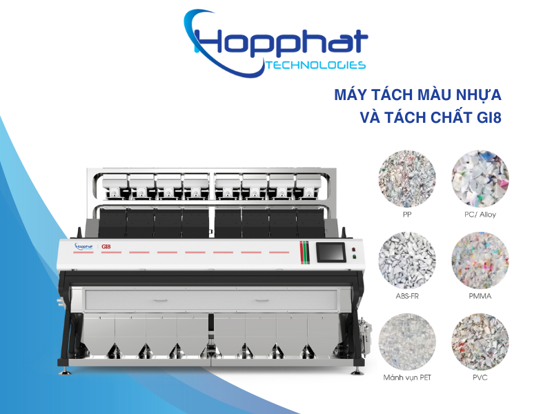 Máy tách màu nhựa GI8