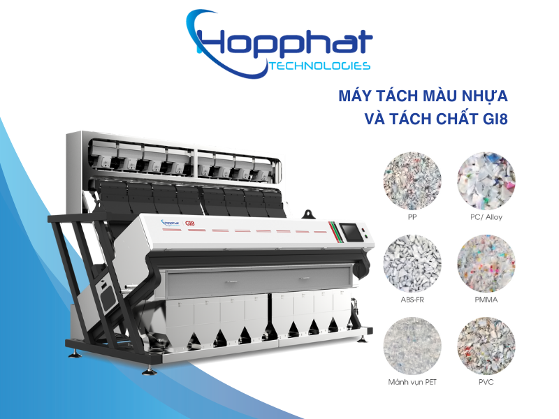 MÁY TÁCH MÀU NHỰA VÀ TÁCH CHẤT GI8/GI*8