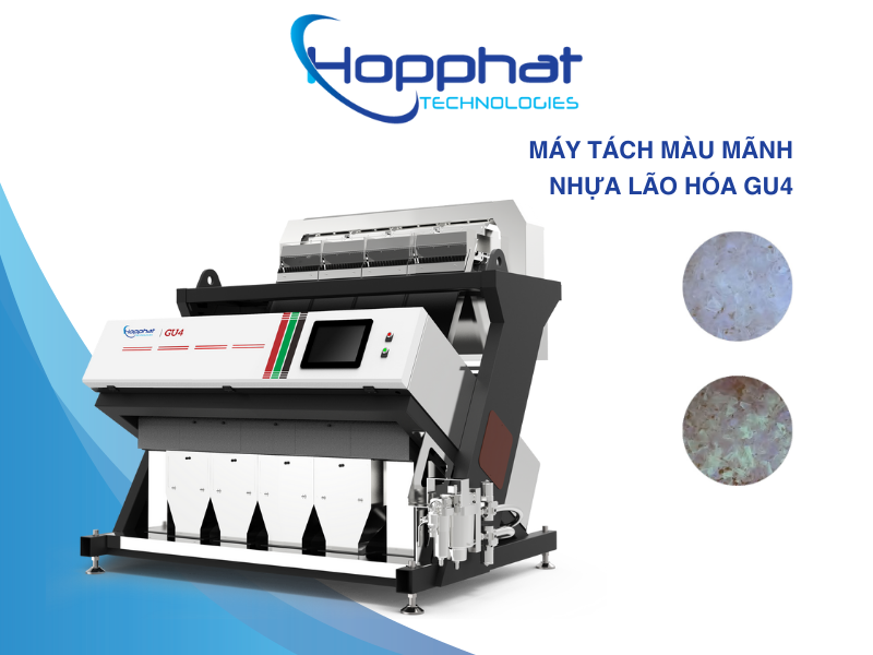 Máy tách màu mảnh nhựa lão hoá GU4