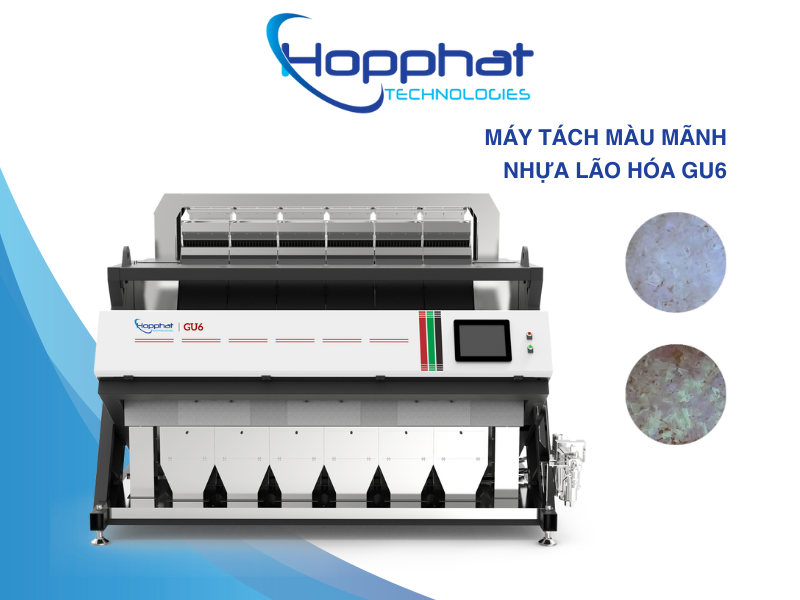 Máy tách màu nhựa lão hoá GU6