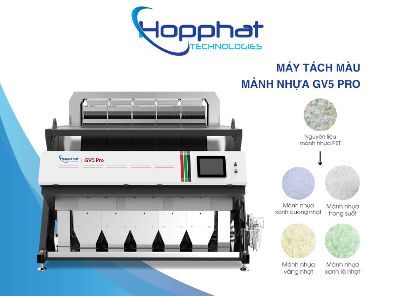 Máy tách màu mảnh nhựa GV5 Pro