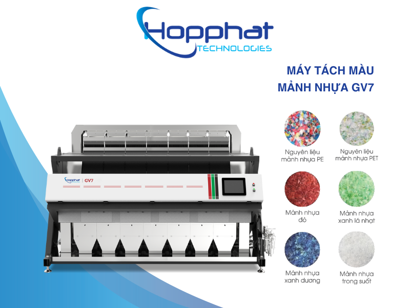 Máy tách màu nhựa GV7