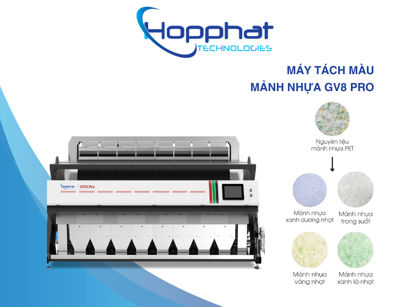 Máy tách màu nhựa GV8 Pro