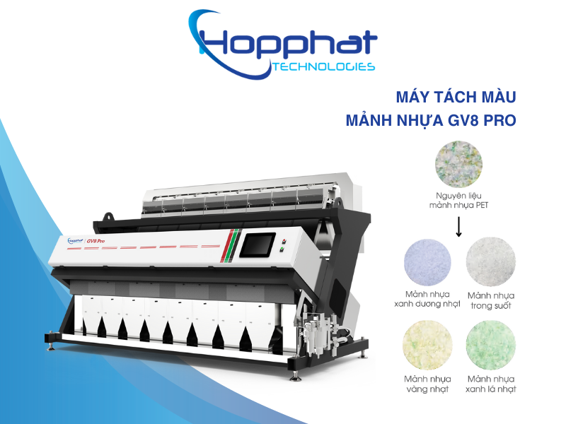 MÁY TÁCH MÀU MẢNH NHỰA GV8 PRO