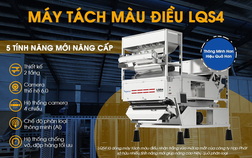 Máy bắn màu điều nhân trắng LQS4