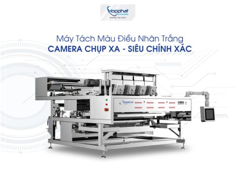 Máy phân loại màu sắc được dùng nhiều trong các ngành chế biến hạt điều nhân trắng Avatar