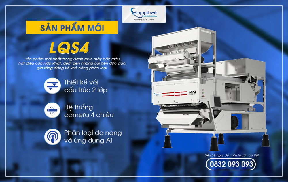 Máy phân loại màu điều là một trong những sản phẩm không thể thiếu trong quy trình chế biến của những doanh nghiệp.