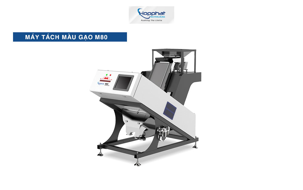 Máy tách màu gạo M80 của Hợp Phát