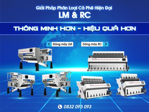 Sản phẩm máy bắn màu cà phê nhân giúp quy trình sản xuất của doanh nghiệp đạt hiệu suất cao.