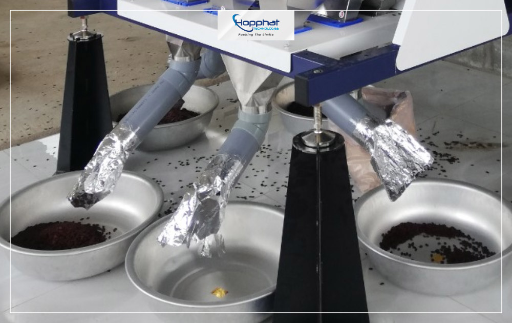 Máy tách hạt RC3 phân loại thành phẩm và phế phẩm